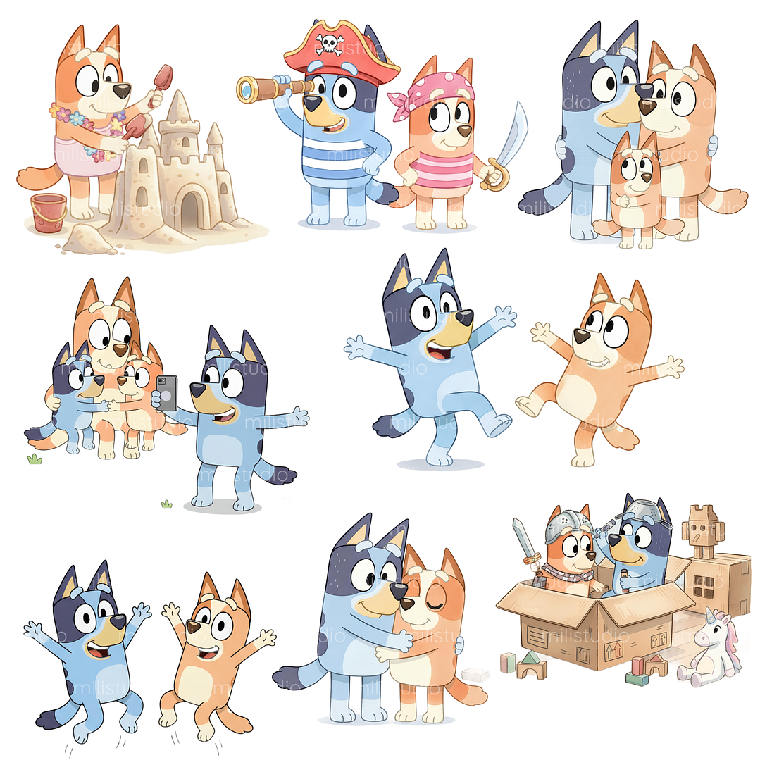 Kit Digital Bluey  11