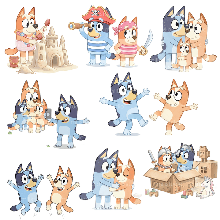 Kit Digital Bluey  11