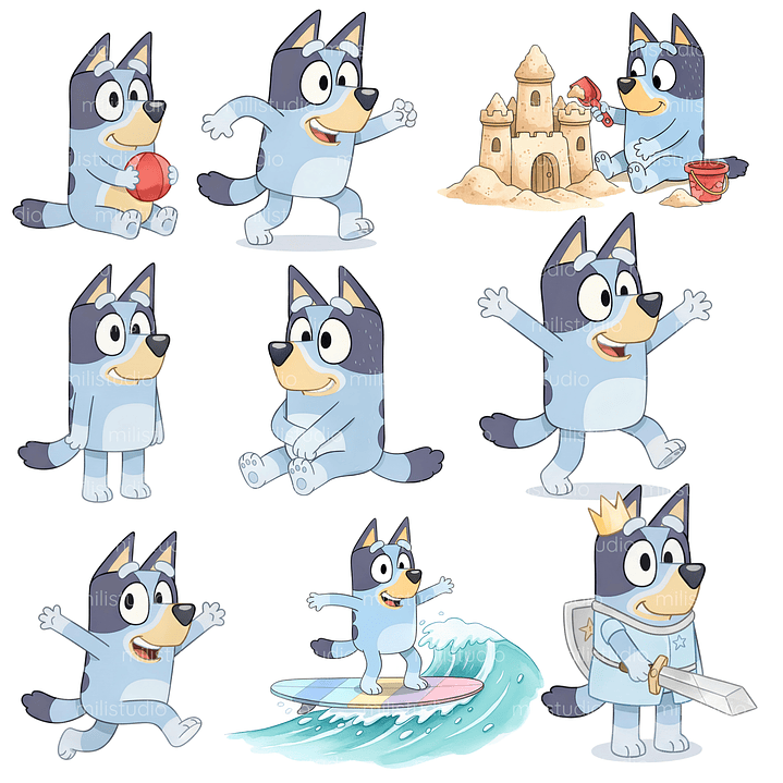Kit Digital Bluey  16
