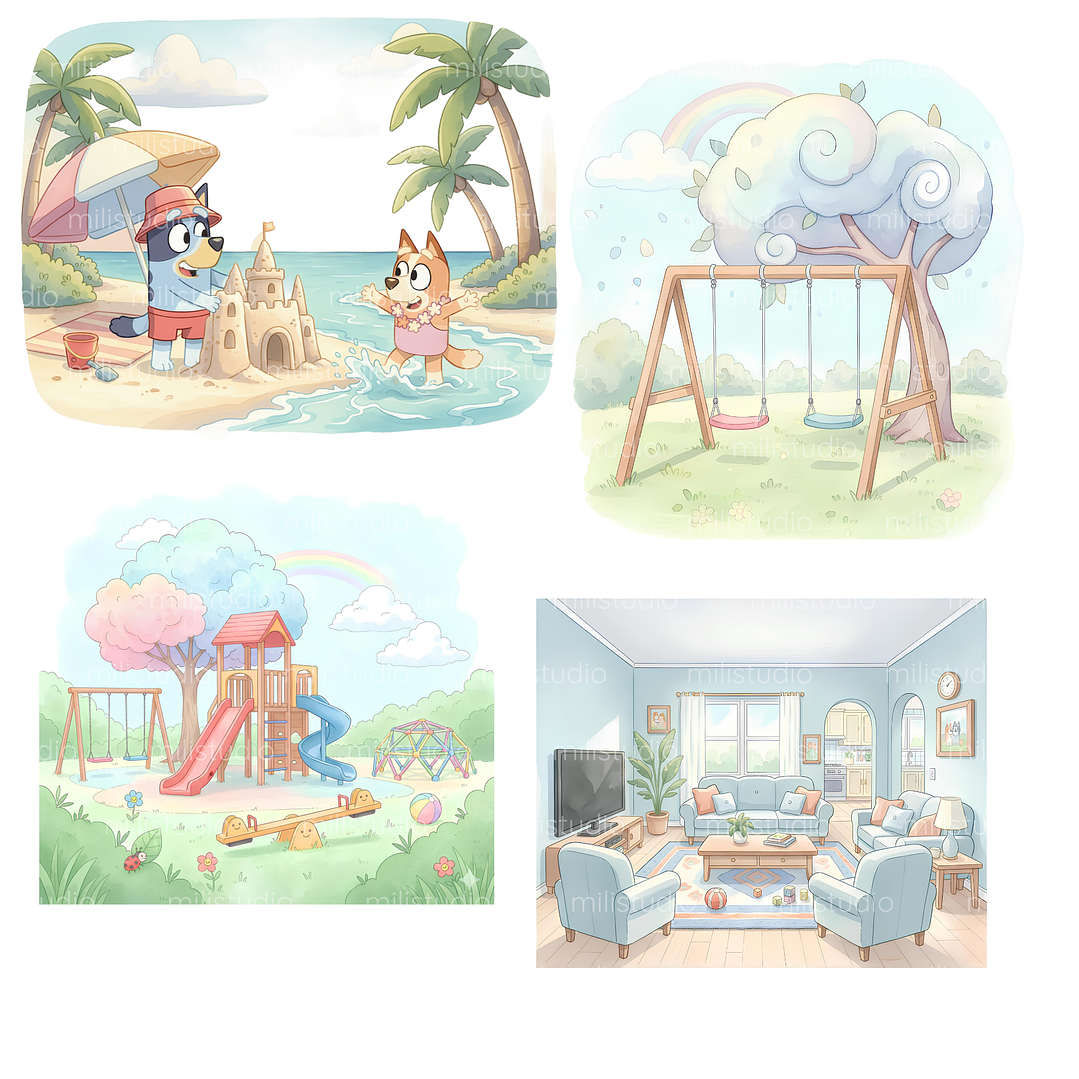 Kit Digital Bluey  17