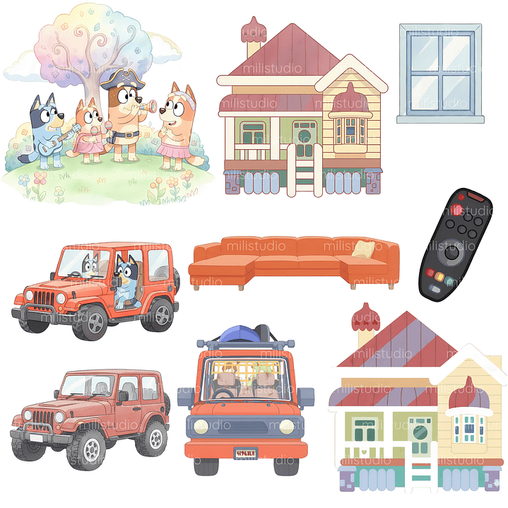 Kit Digital Bluey  18