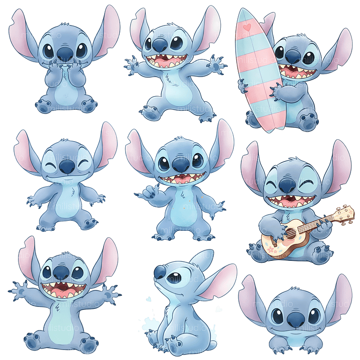 Kit Digital Lilo & Stitch  2