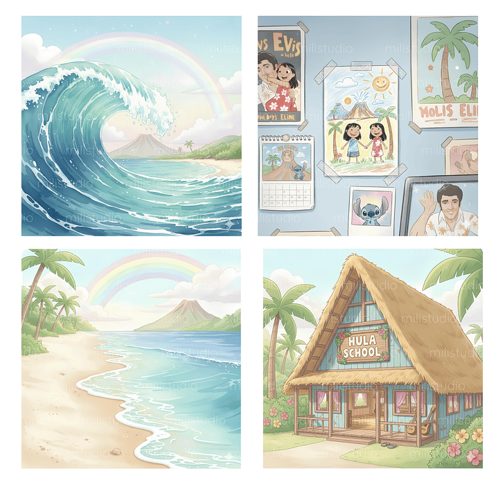 Kit Digital Lilo & Stitch  10