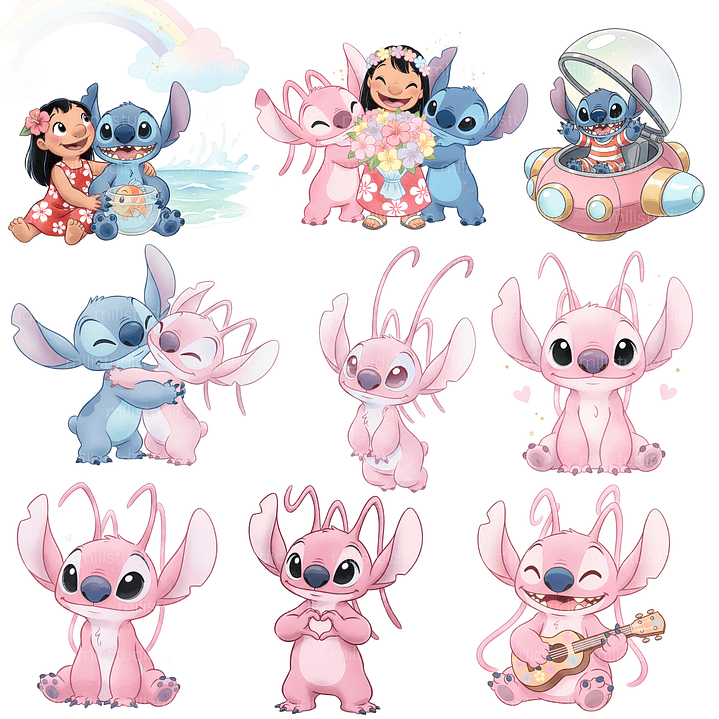 Kit Digital Lilo & Stitch  15
