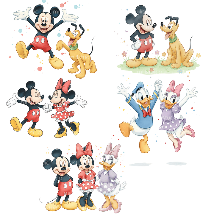 Kit Digital Mickey e Amigos  2