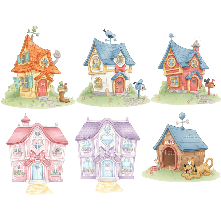 Kit Digital Mickey e Amigos  9