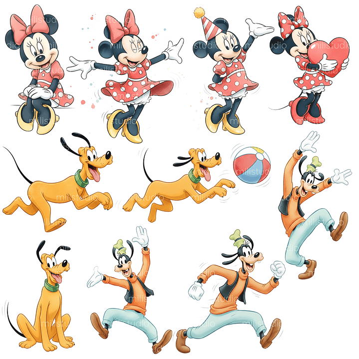 Kit Digital Mickey e Amigos  10