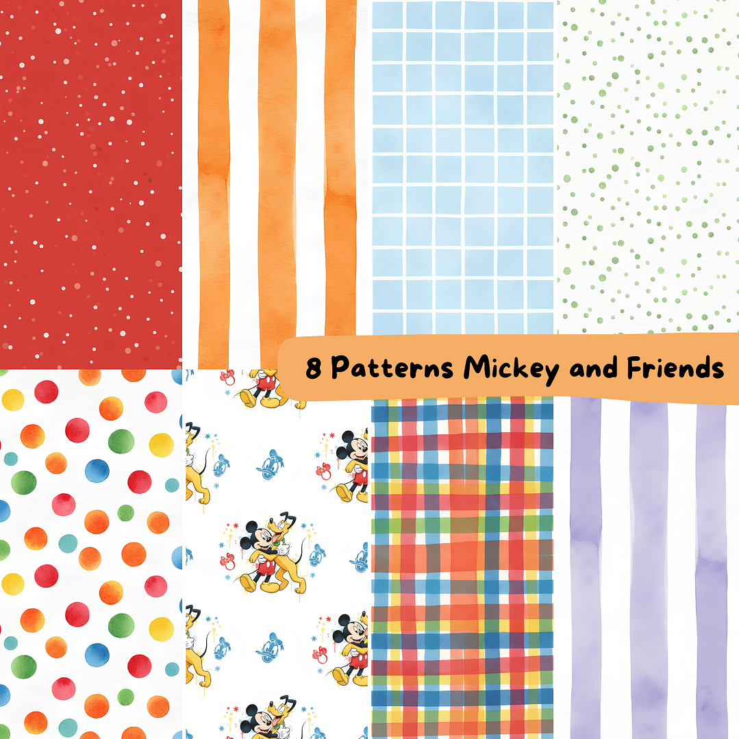 Kit Digital Mickey e Amigos  11