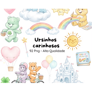 Kit Digital Ursinhos Carinhosos 