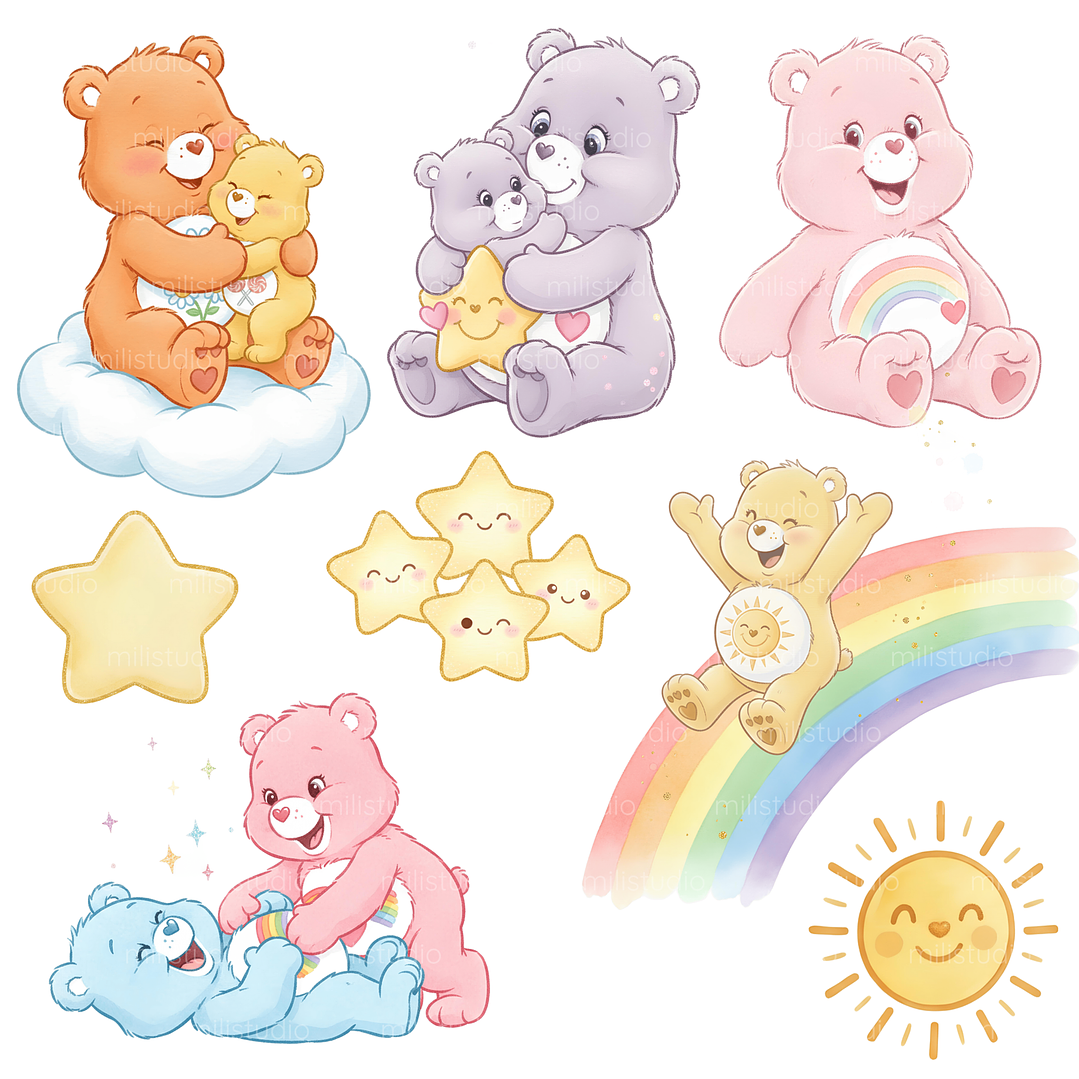 Kit Digital Ursinhos Carinhosos  5