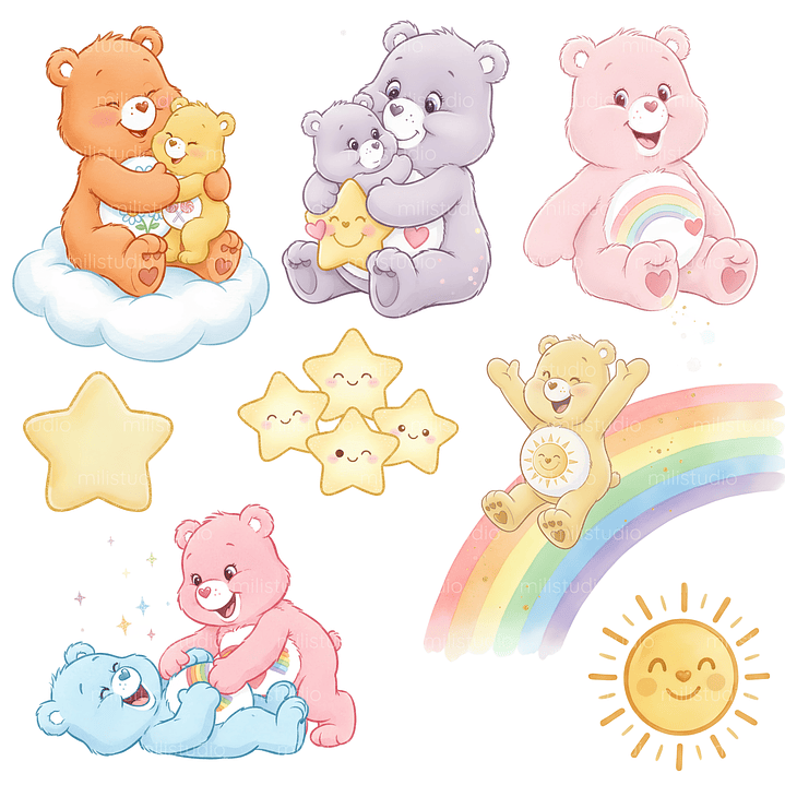 Kit Digital Ursinhos Carinhosos  5