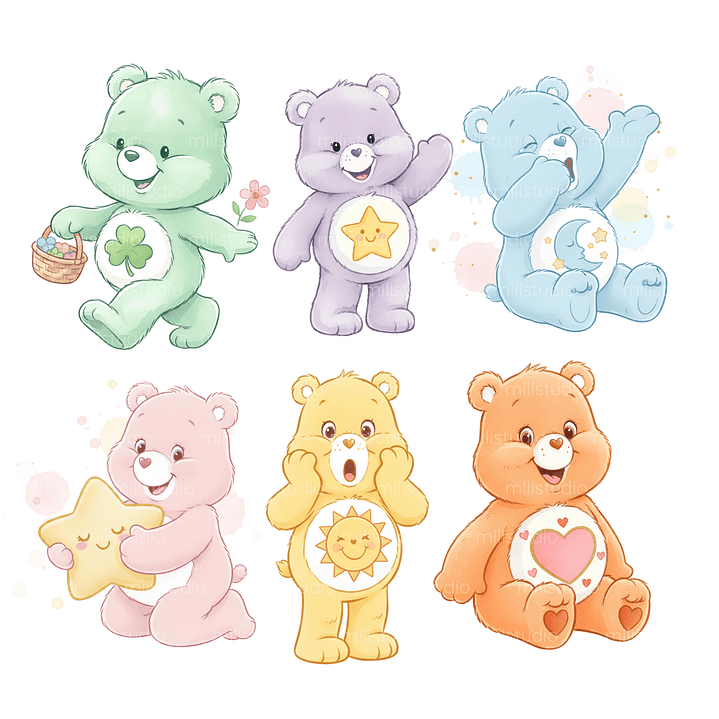 Kit Digital Ursinhos Carinhosos  10