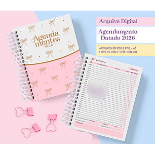 Arquivo Agendamento Datado 2026 Rosa 