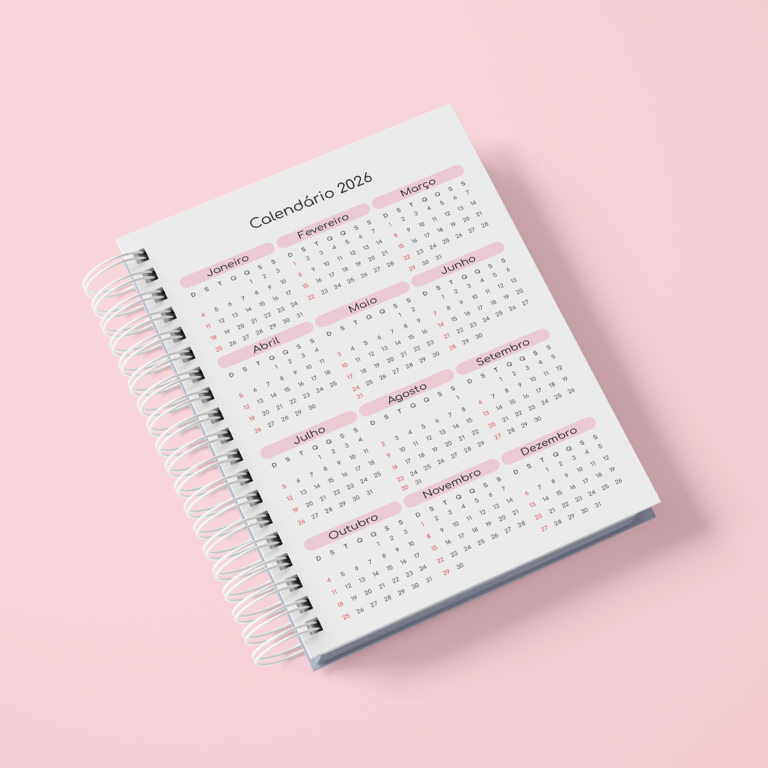 Arquivo Agendamento Datado 2026 Rosa  2