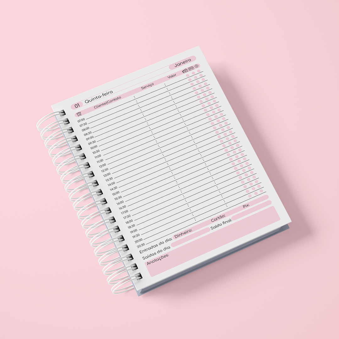 Arquivo Agendamento Datado 2026 Rosa  8