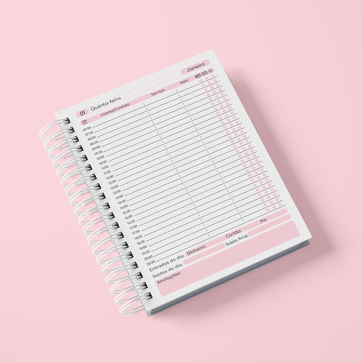 Arquivo Agendamento Datado 2026 Rosa  8