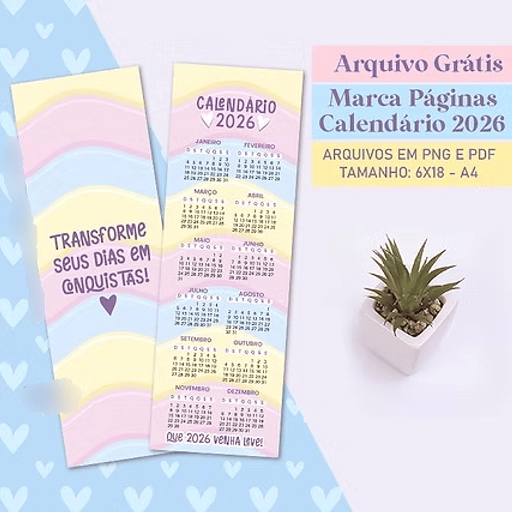 Arquivo Freebie Calendário Marca Página 2026 1