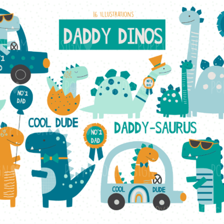 Kit Digital Papeis Dinos 1