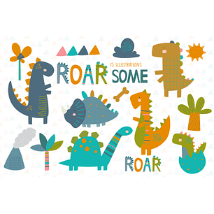 Kit Digital Dinossauro 