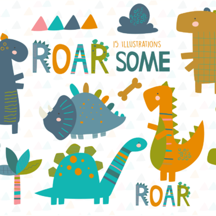 Kit Digital Dinossauro  1