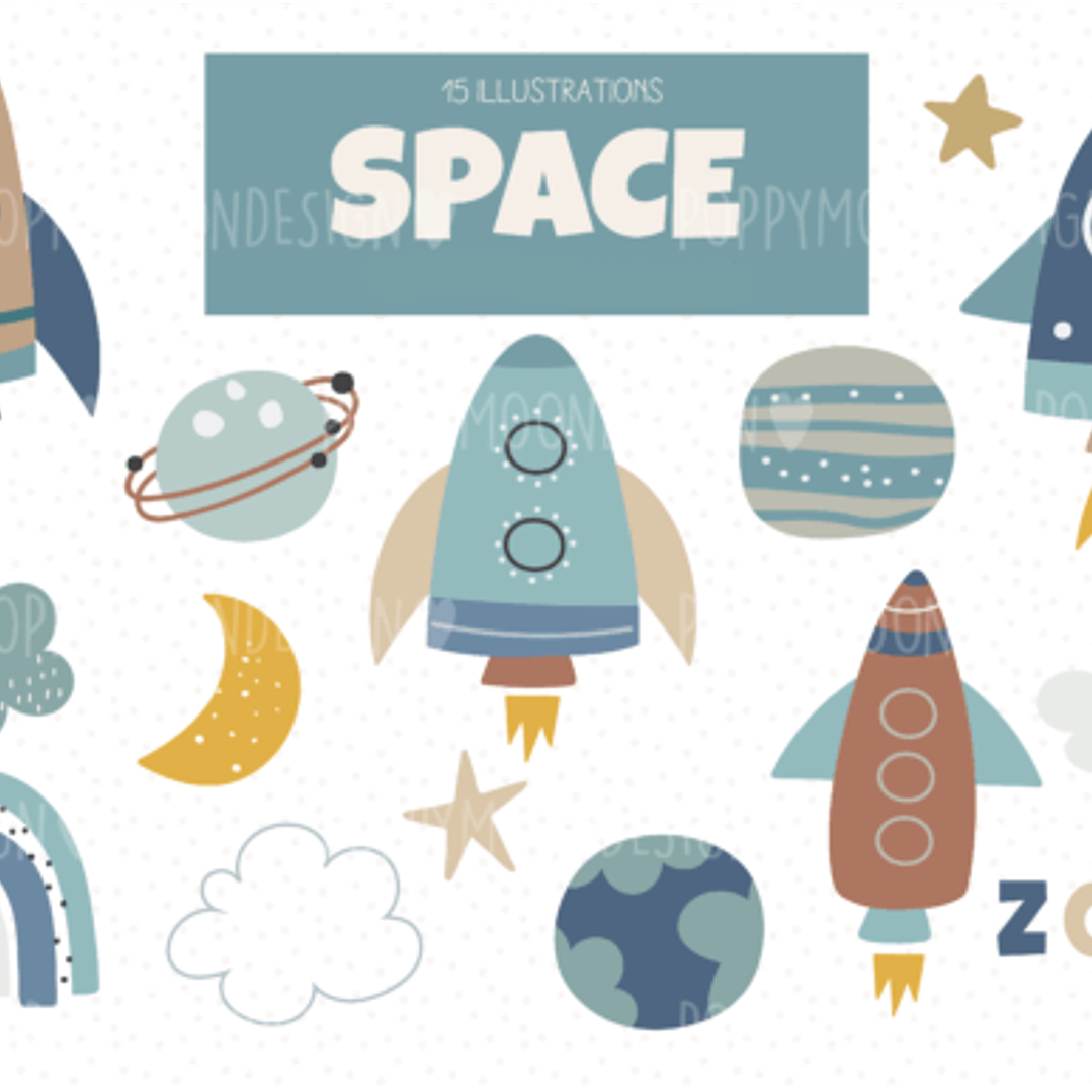 Kit Digital Goguetes No Espaço  1