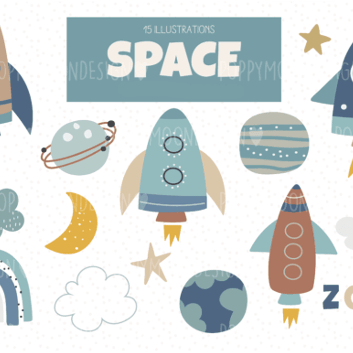 Kit Digital Goguetes No Espaço  1