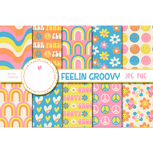 Kit Digital Papeis Figuras Descoladas 