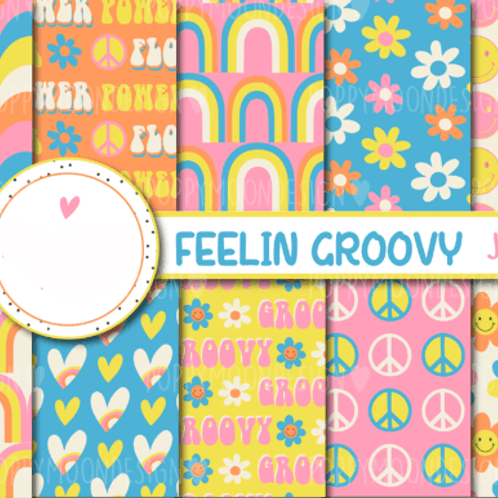 Kit Digital Papeis Figuras Descoladas  1