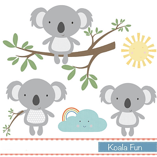 Kit Digital Koala Fofinho
