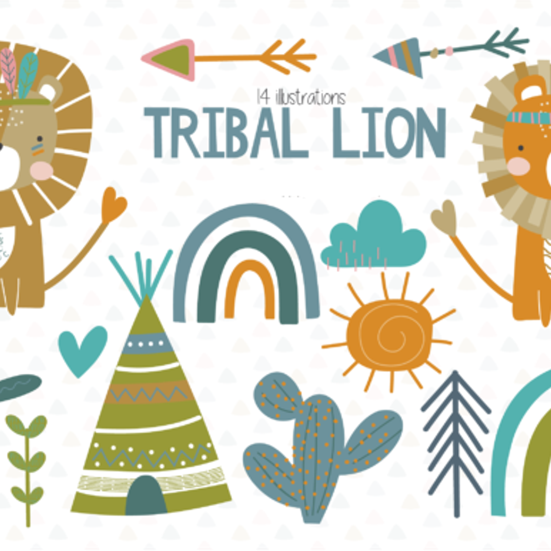 Kit Digital Leão Tribal  1