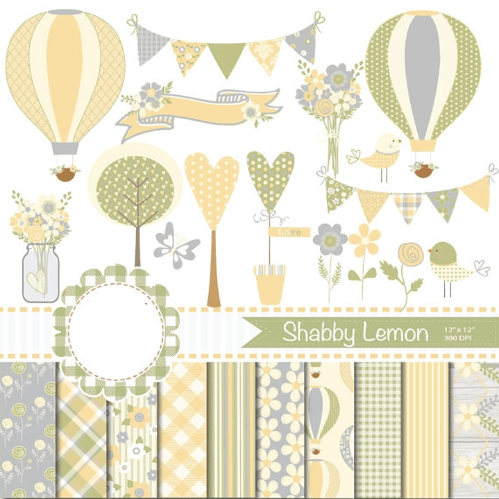 Kit Digital Papeis Decoração  1