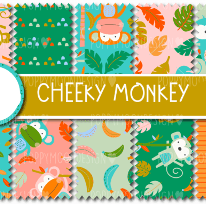 Kit Digital Papeis Macaquinhos  1