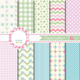 Kit Digital Papeis Cores Claras 