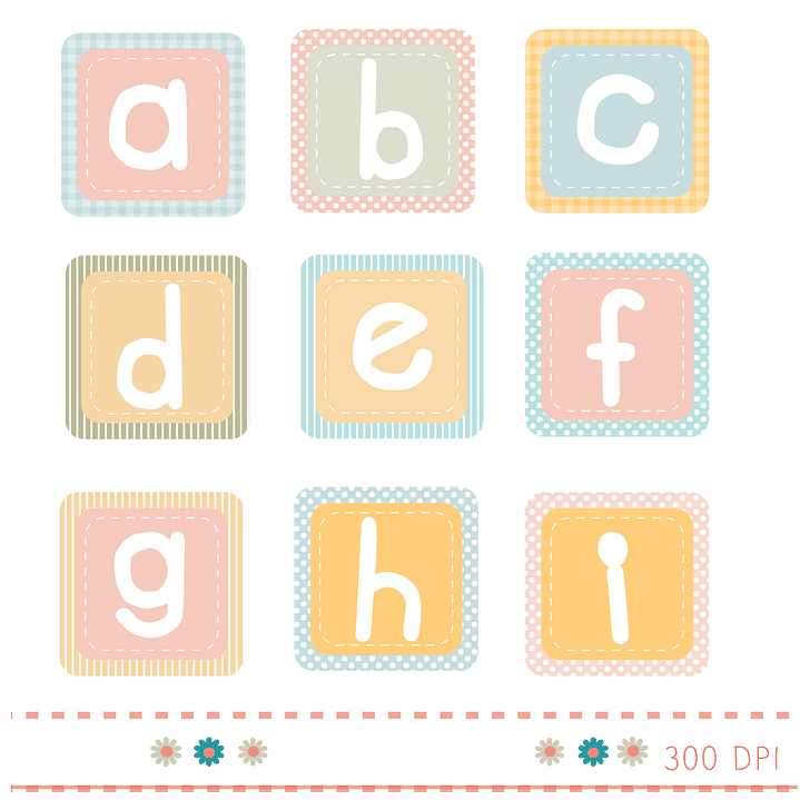 Kit Digital Alfabeto Colorido 1