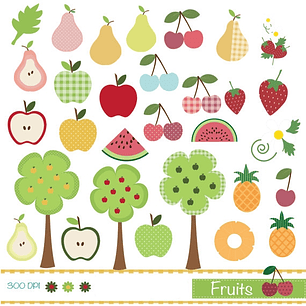 Kit Digital Frutinhas 