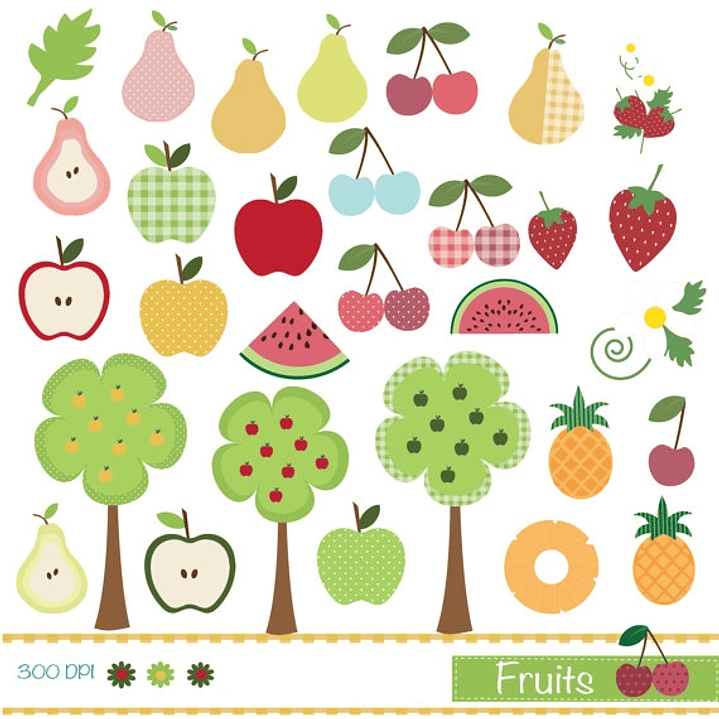 Kit Digital Frutinhas  1