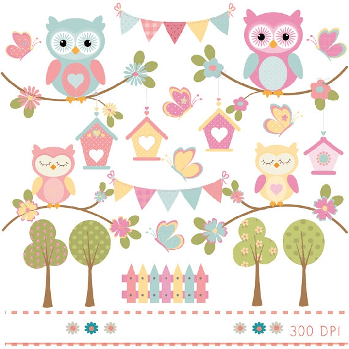 Kit Digital Corujinha de Jardim 1