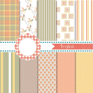 Kit Digital Papeis Candy