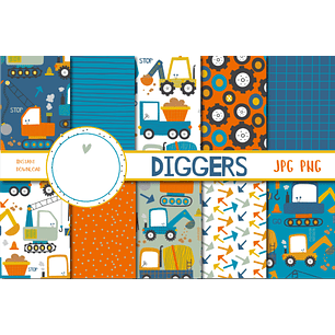 Kit Digital Papeis Tratores 