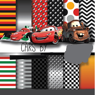 Kit Digital Papeis Carro McQueen