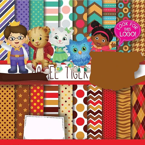 Kit Digital Papeis Daniel Tigre 