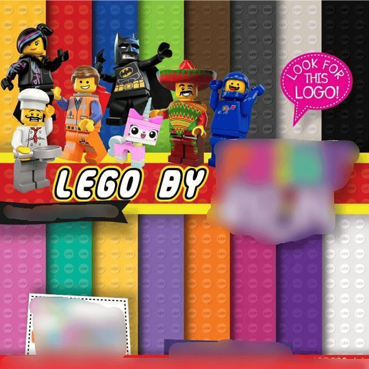 Kit Digital Papeis Lego  1