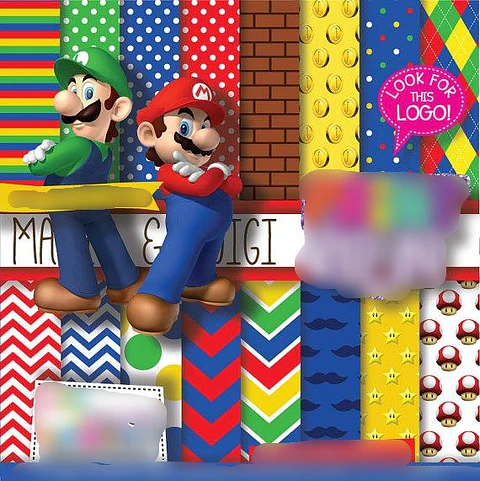 Kit Digital Papeis Mario E Luiggi