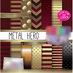 Kit Digital Papeis Homem De Ferro 