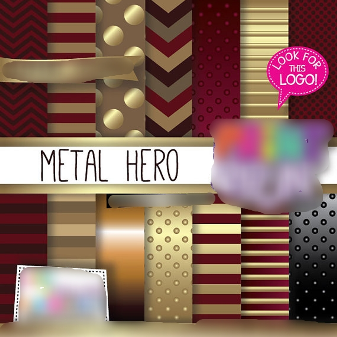 Kit Digital Papeis Homem De Ferro  1