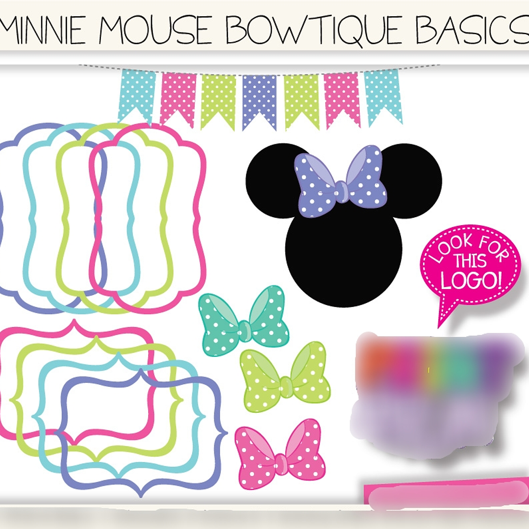 Kit Digital Papeis Minnie 1