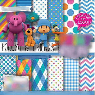 Kit Digital Papeis Pocoyo 