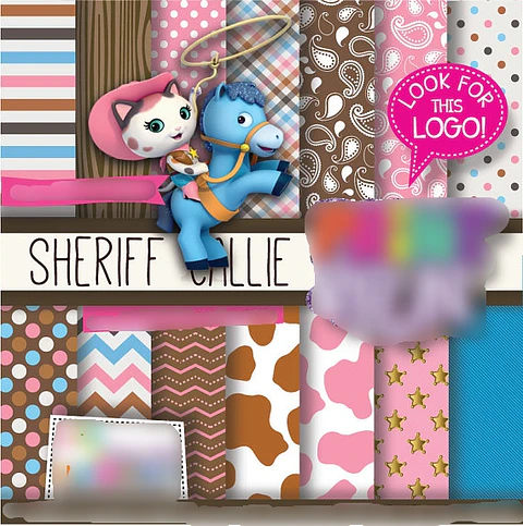 Kit Digital Papeis Sheriff Callie