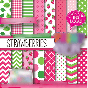 Kit Digital Papeis Moranguinho 