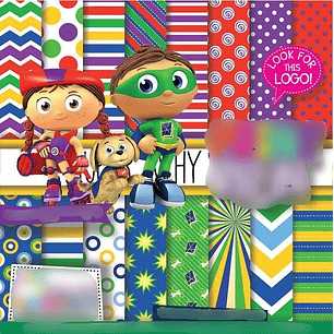 Kit Digital Papeis Super Wy